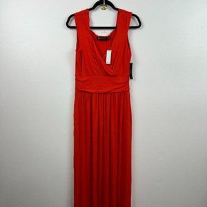 NEW YORK & CO. Womens Long Length Sleeveless Cotton Midi Dress Sz M NWT